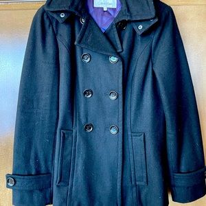 Calvin Klein Double Breasted Coat with hood